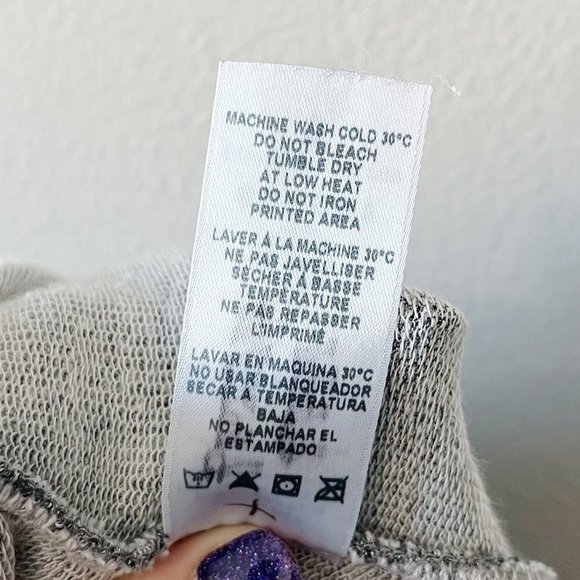 Sundry Side Stripe Jogger Pants Heather Grey Size 0/XS Drawstring - Picture 11 of 11